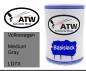 Preview: Volkswagen, Medium Gray, LD7X: 500ml Lackdose, von ATW Autoteile West.